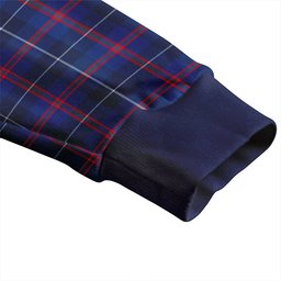 Scottish Bryson Modern Clan Crest Tartan V neck Knitted Fleece Cardigans
