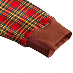 Scottish Chattan Modern Clan Crest Tartan V neck Knitted Fleece Cardigans