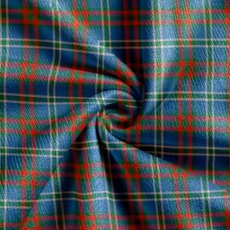 Scottish Cathcart Ancient Clan Crest Tartan V neck Knitted Fleece Cardigans