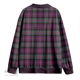 Scottish Cameron of Erracht #3 Weathered 2 Clan Crest Tartan V neck Knitted Fleece Cardigans