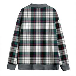 Scottish Campbell of Cawdor Dress Modern 2 Clan Crest Tartan V neck Knitted Fleece Cardigans