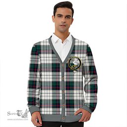 Scottish Campbell of Cawdor Dress Modern 2 Clan Crest Tartan V neck Knitted Fleece Cardigans