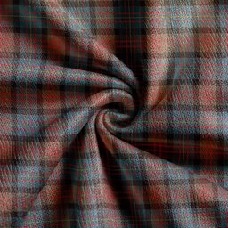 Scottish Cameron of Erracht Weathered 2 Clan Crest Tartan V neck Knitted Fleece Cardigans