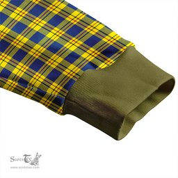 Scottish Carlisle (Carlill) Modern Clan Crest Tartan V neck Knitted Fleece Cardigans