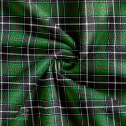 Scottish Cleghorn Ancient Clan Crest Tartan V neck Knitted Fleece Cardigans
