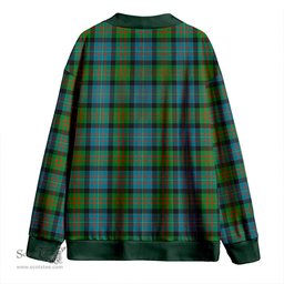 Scottish Cameron of Erracht Ancient 2 Clan Crest Tartan V neck Knitted Fleece Cardigans