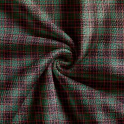 Scottish Buchan Ancient Clan Crest Tartan V neck Knitted Fleece Cardigans