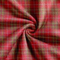 Scottish Burnett Weathered Clan Crest Tartan V neck Knitted Fleece Cardigans