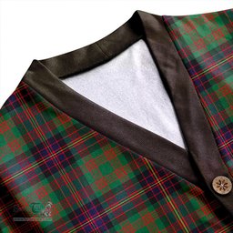 Scottish Cochrane (Cochran) Modern Clan Crest Tartan V neck Knitted Fleece Cardigans
