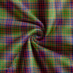 Scottish Bowie Modern Clan Crest Tartan V neck Knitted Fleece Cardigans
