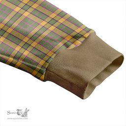 Scottish Blackwood Weathered Clan Crest Tartan V neck Knitted Fleece Cardigans