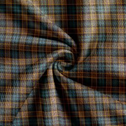 Scottish Campbell of Breadalbane Weathered 2 Clan Crest Tartan V neck Knitted Fleece Cardigans