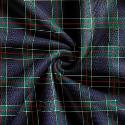 Scottish Colquhoun Modern Clan Crest Tartan V neck Knitted Fleece Cardigans