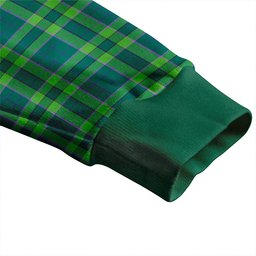Scottish Blackwood Modern Clan Crest Tartan V neck Knitted Fleece Cardigans