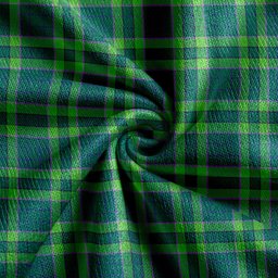 Scottish Blackwood Modern Clan Crest Tartan V neck Knitted Fleece Cardigans