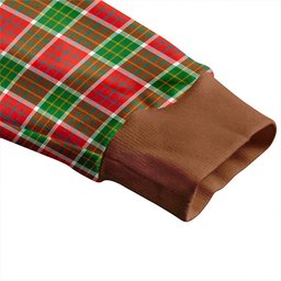Scottish Blackie Ancient Clan Crest Tartan V neck Knitted Fleece Cardigans