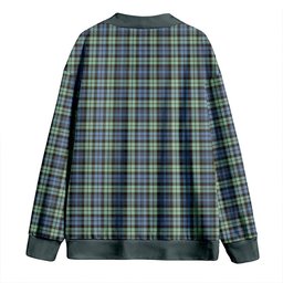 Scottish Campbell of Inveraray Ancient 2 Clan Crest Tartan V neck Knitted Fleece Cardigans