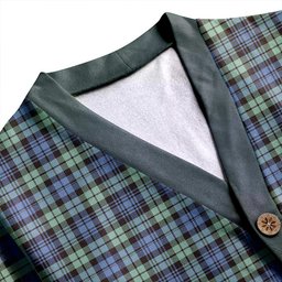 Scottish Campbell of Inveraray Ancient 2 Clan Crest Tartan V neck Knitted Fleece Cardigans
