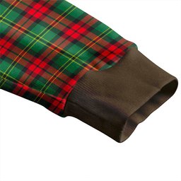 Scottish Blackstock Hunting Modern Clan Crest Tartan V neck Knitted Fleece Cardigans