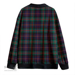 Scottish Cameron of Erracht #3 Modern 2 Clan Crest Tartan V neck Knitted Fleece Cardigans