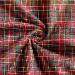Scottish Christie Weathered Clan Crest Tartan V neck Knitted Fleece Cardigans
