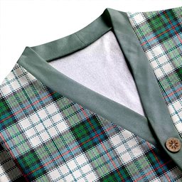 Scottish Campbell of Cawdor Dress Ancient 2 Clan Crest Tartan V neck Knitted Fleece Cardigans