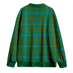 Scottish Cameron of Lochiel Hunting Ancient 2 Clan Crest Tartan V neck Knitted Fleece Cardigans