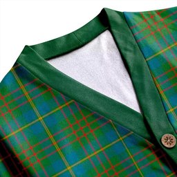 Scottish Cameron of Lochiel Hunting Ancient 2 Clan Crest Tartan V neck Knitted Fleece Cardigans
