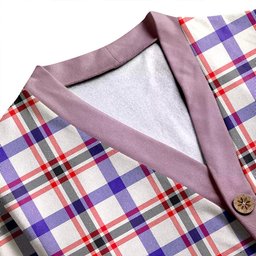 Scottish Boswell Dress Modern Clan Crest Tartan V neck Knitted Fleece Cardigans