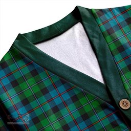 Scottish Campbell of Cawdor Ancient 2 Clan Crest Tartan V neck Knitted Fleece Cardigans