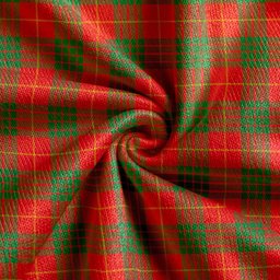 Scottish Cameron Ancient Clan Crest Tartan V neck Knitted Fleece Cardigans