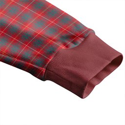 Scottish Bruce Weathered Clan Crest Tartan V neck Knitted Fleece Cardigans