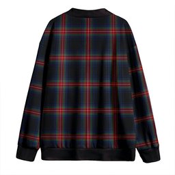 Scottish Braveheart Warrior (Watson #2) Modern Clan Crest Tartan V neck Knitted Fleece Cardigans