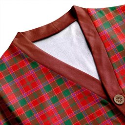 Scottish Cameron of Lochiel #2 Ancient 2 Clan Crest Tartan V neck Knitted Fleece Cardigans