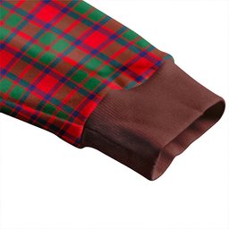 Scottish Caledonian (MacKintosh #3) Modern Clan Crest Tartan V neck Knitted Fleece Cardigans