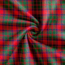 Scottish Caledonian (MacKintosh #3) Modern Clan Crest Tartan V neck Knitted Fleece Cardigans