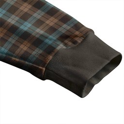 Scottish Campbell of Lochawe Weathered 2 Clan Crest Tartan V neck Knitted Fleece Cardigans