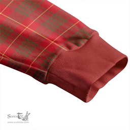 Scottish Cameron Weathered 2 Clan Crest Tartan V neck Knitted Fleece Cardigans