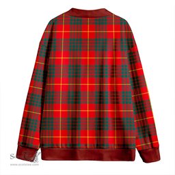 Scottish Cameron Modern 2 Clan Crest Tartan V neck Knitted Fleece Cardigans