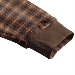 Scottish Campbell Marquis of Lorne Weathered 2 Clan Crest Tartan V neck Knitted Fleece Cardigans