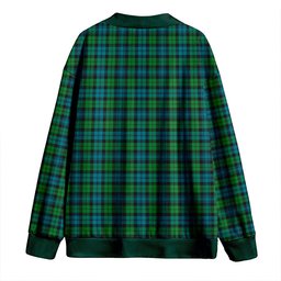 Scottish Campbell Ancient 2 Clan Crest Tartan V neck Knitted Fleece Cardigans