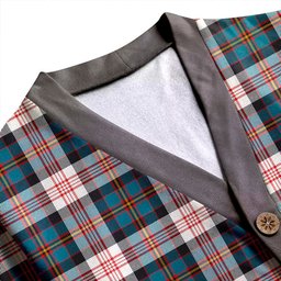 Scottish Cameron of Erracht Dress Ancient 2 Clan Crest Tartan V neck Knitted Fleece Cardigans