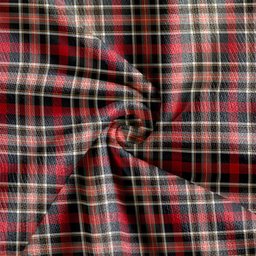 Scottish Bruce of Kinnaird Weathered Clan Crest Tartan V neck Knitted Fleece Cardigans