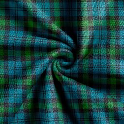 Scottish Campbell of Glenlyon Ancient 2 Clan Crest Tartan V neck Knitted Fleece Cardigans