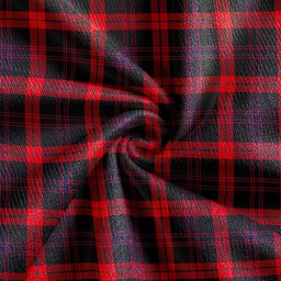 Scottish Brown (Broun) Modern Clan Crest Tartan V neck Knitted Fleece Cardigans
