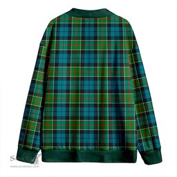 Scottish Colquhoun (Cowans) Ancient Clan Crest Tartan V neck Knitted Fleece Cardigans