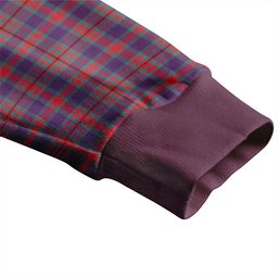 Scottish Carnegie Weathered Clan Crest Tartan V neck Knitted Fleece Cardigans