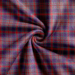 Scottish Carnegie Weathered Clan Crest Tartan V neck Knitted Fleece Cardigans