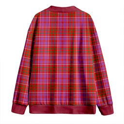 Scottish Cameron of Locheil Ancient 2 Clan Crest Tartan V neck Knitted Fleece Cardigans