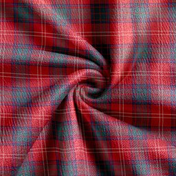 Scottish Chisholm Weathered Clan Crest Tartan V neck Knitted Fleece Cardigans